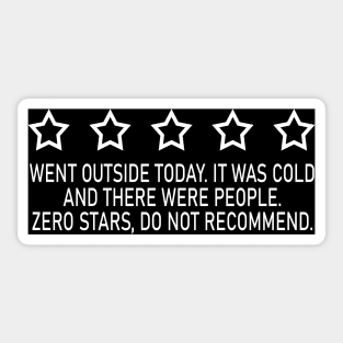 Zero Stars Sticker